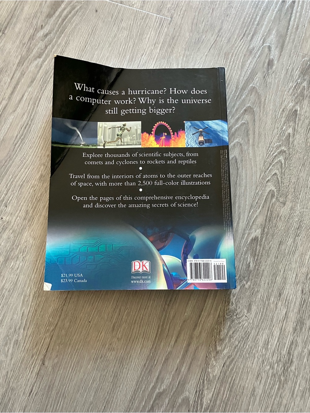 3/$15 DK Encyclopedia of Science - Blue Iridescent Cover - Picture 2 of 2